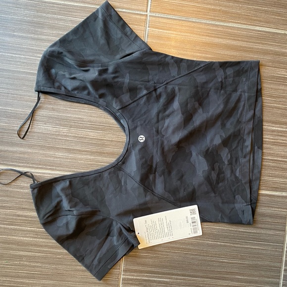 Lululemon Align T-Shirt Tee Crop Sexy Top Camouflage Yoga Sport Gym Workout Camo - Picture 5 of 7